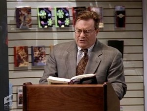 From the NewsRadio episode Super Karate Monkey Death Car